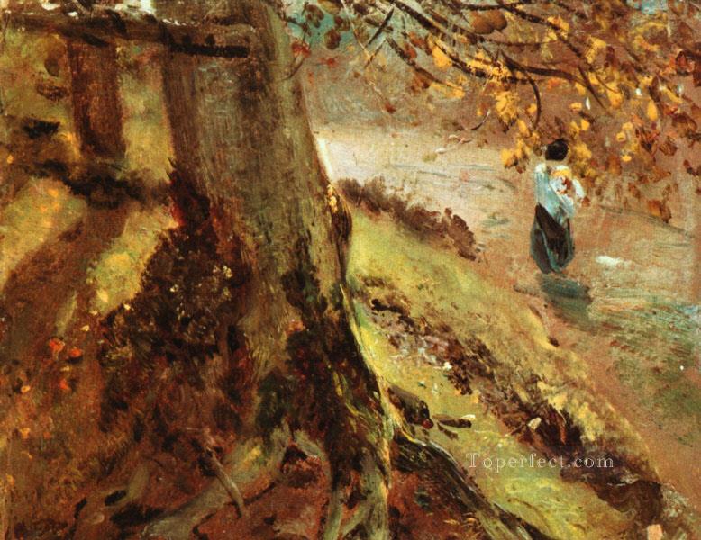Troncos de árboles Paisaje romántico John Constable Pintura al óleo